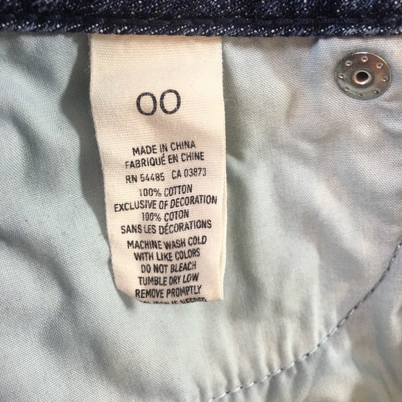 ❤️AE Jeans Womens Shorts SZ 00 Distressed Artworks - Picture 5 of 5